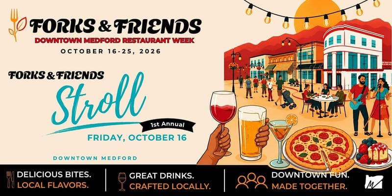 Forks & Friends Downtown Medford Stroll