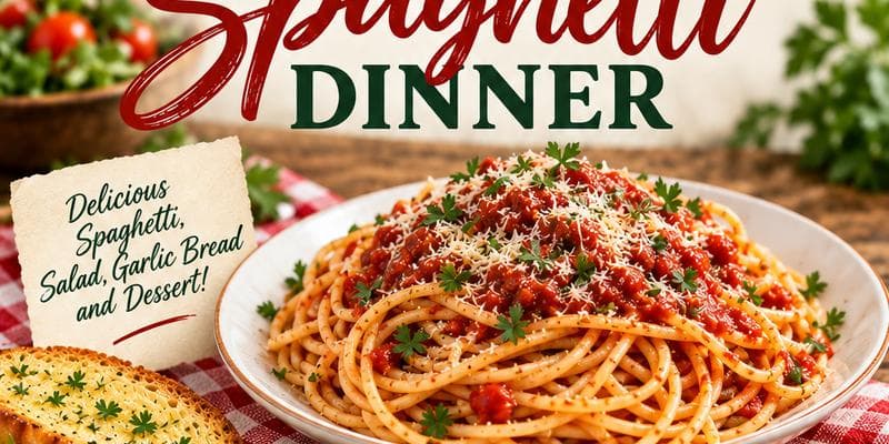 Friends of the Applegate Fire District Spaghetti Dinner Fundraiser